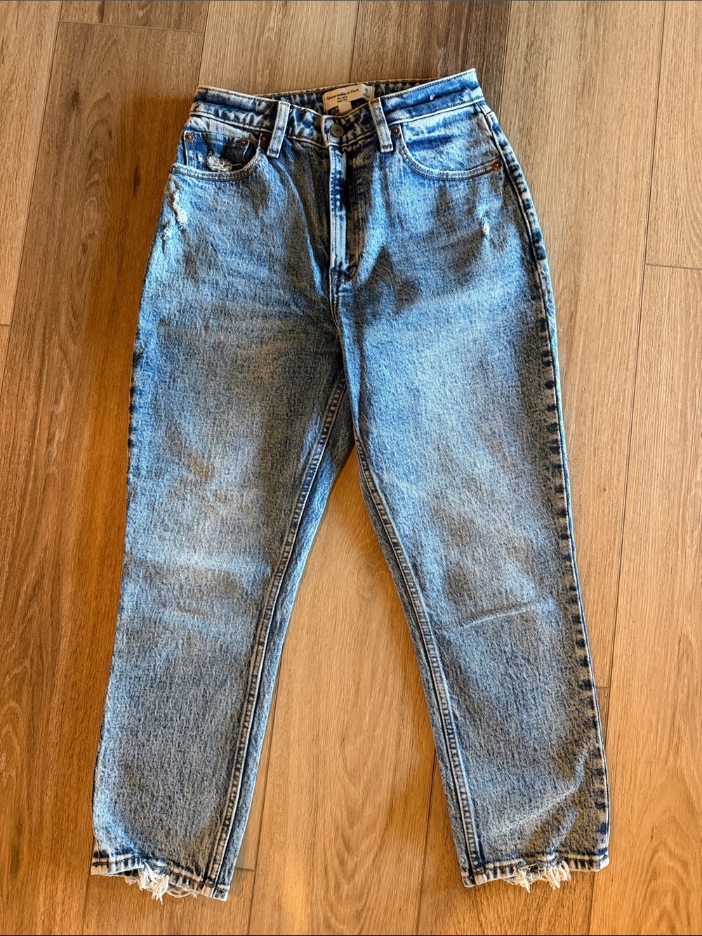 Abercrombie Women’s The Mom High Rise Curve Love Jeans
